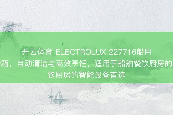 开云体育 ELECTROLUX 227716船用电动组合蒸烤箱,自动清洁与高效烹饪,适用于船舶餐饮厨房的智能设备首选