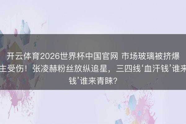 开云体育2026世界杯中国官网 市场玻璃被挤爆5东谈主受伤！张凌赫粉丝放纵追星，三四线‘血汗钱’谁来青睐？